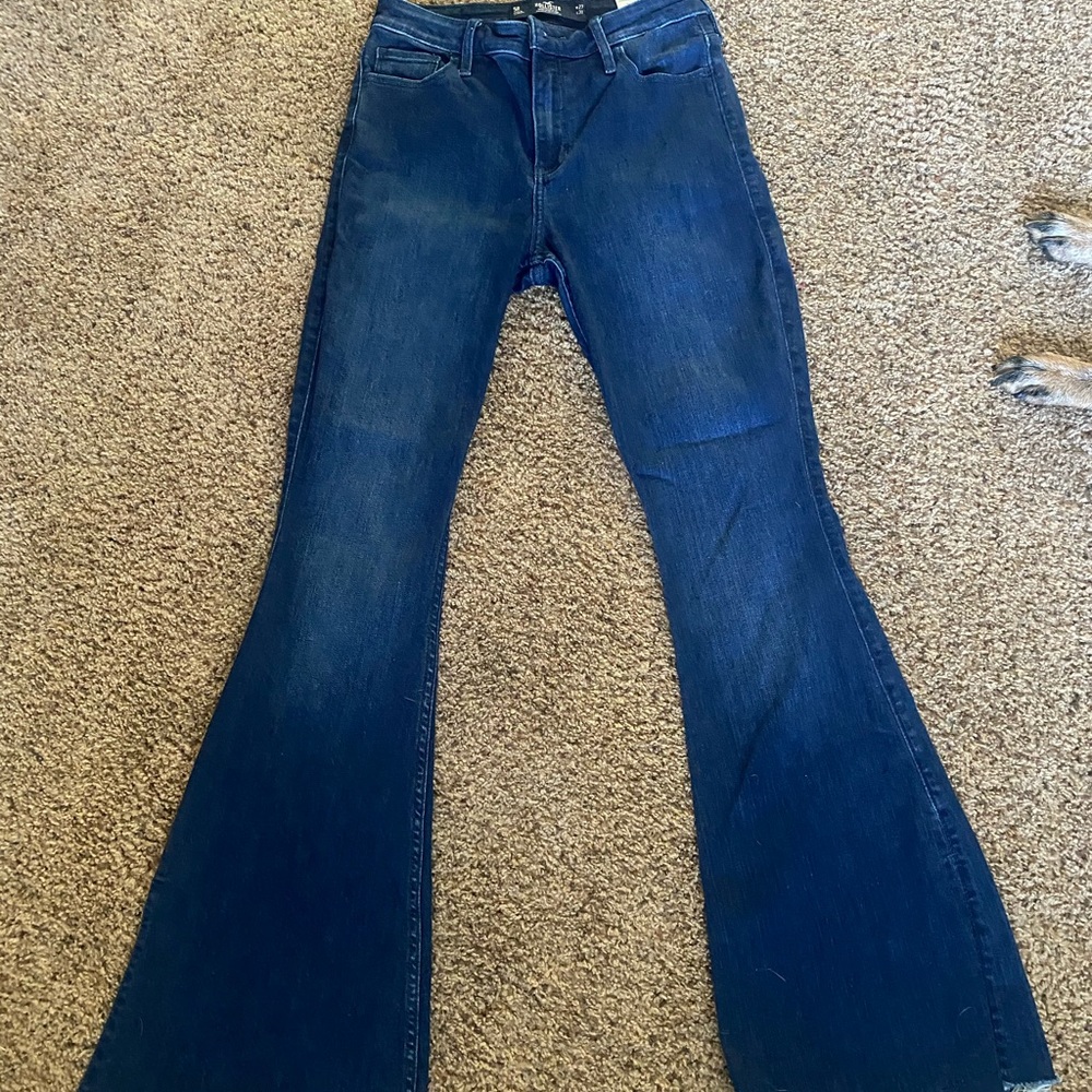 Hollister slit leg flares